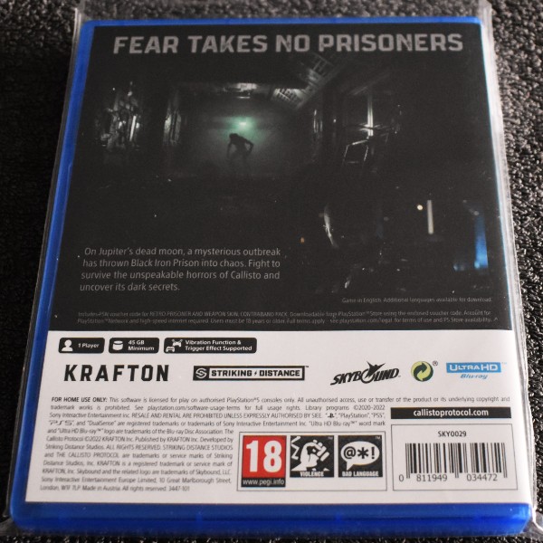 PlayStation 5 Spiel - Callisto Protocol - Neuwert.