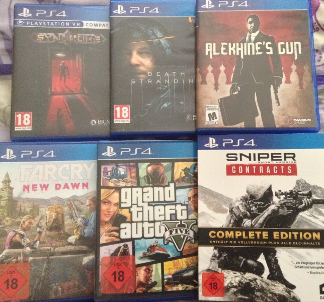 6 PS4 Spiele