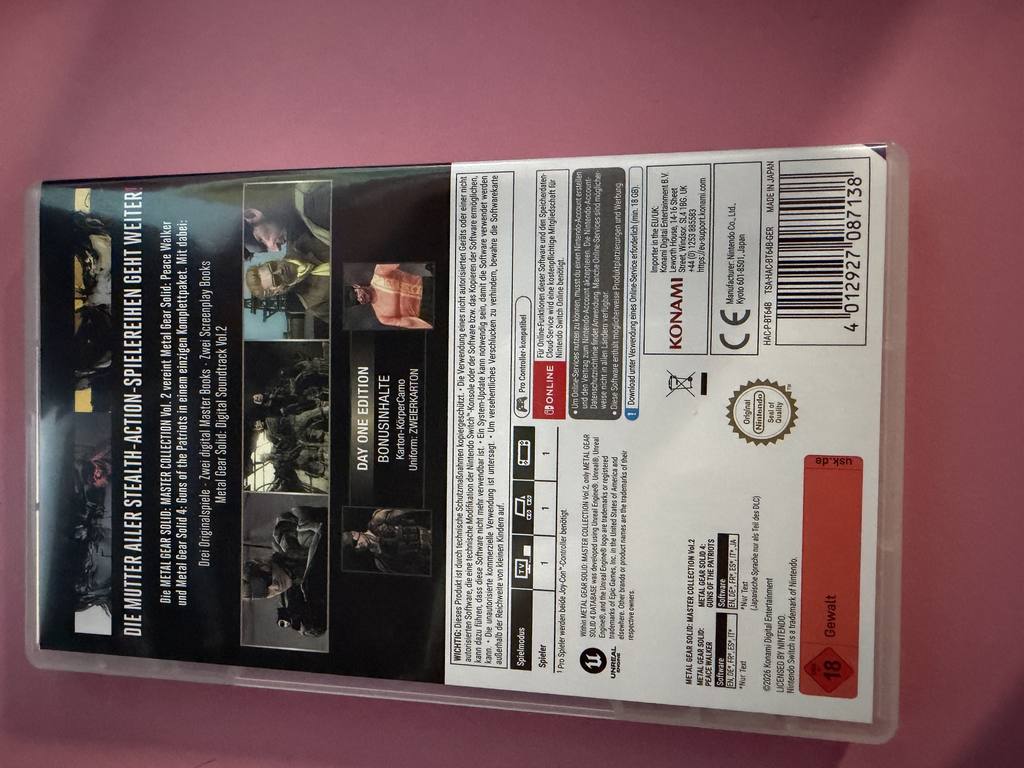 Metal Gear Solid - master collection 2 neuwertig