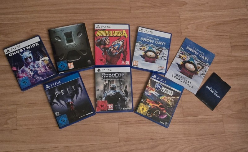 7 Spiele Paket PS4 und PS5 - Robocop, Borderlands.