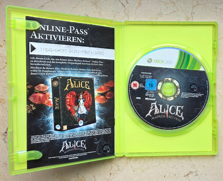 Alice: Madness Returns Xbox-360 Deutsch