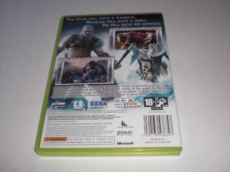Viking Battle for Asgard UNCUT XBOX 360