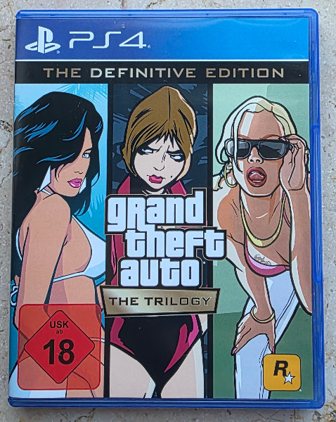 Grand theft auto The Trilogy DefinitiveEdition PS4