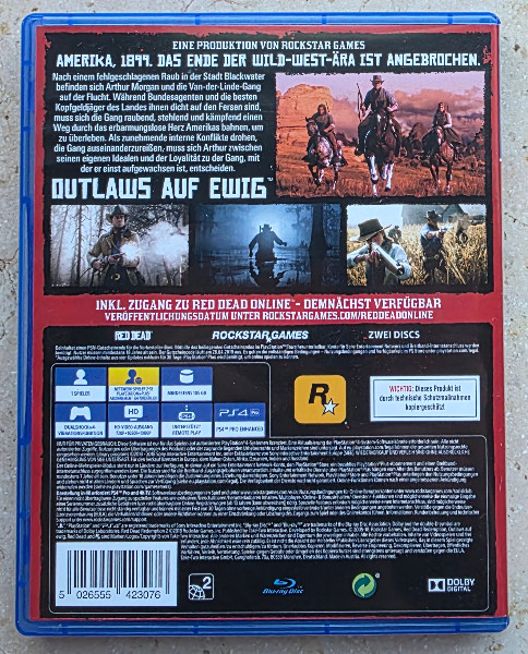 Red Dead Redemption II Ps4 Playstation4 RDR 2