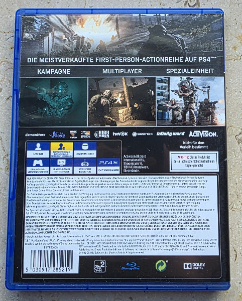 Call of Duty Modern Warfare PS4 Playstation 4 MW