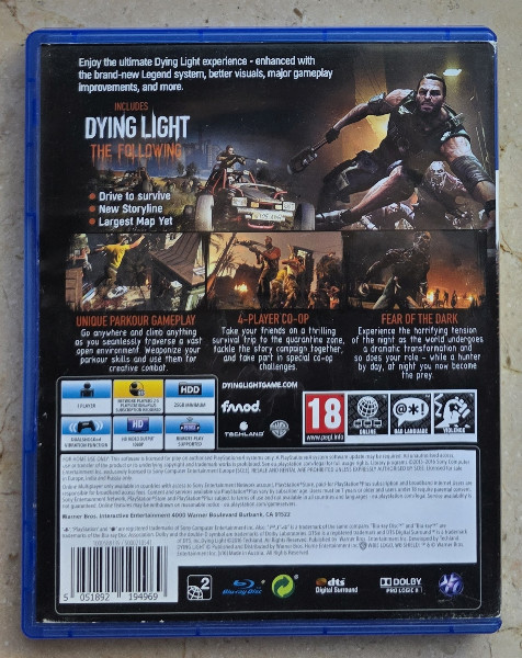 Dying Light The Following Enhanced Edition PS4