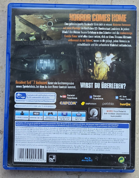 Resident Evil 7 Biohazard Playstation 4 PS4