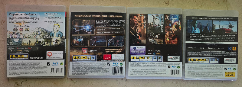 4 St�ck PS3 Spiele GTA 5 Dead Space Fallout 3...