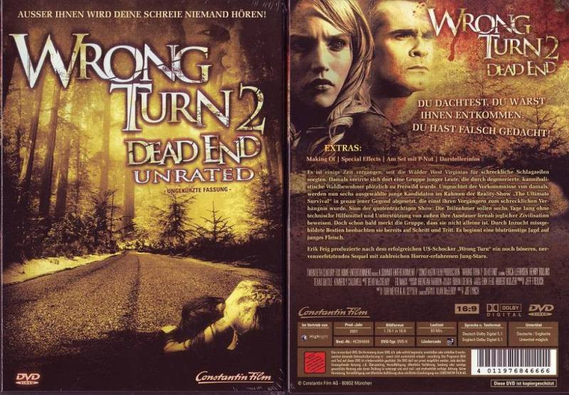 Wrong Turn 2 Dead End Unrated Dvd Kaufen