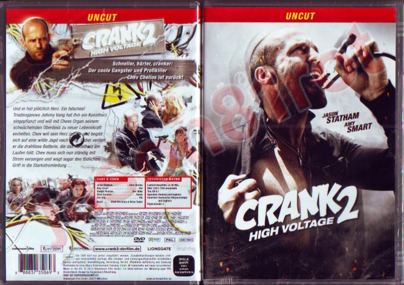 Crank 2 - High Voltage - uncut DVD NEU OVP Kaufen!