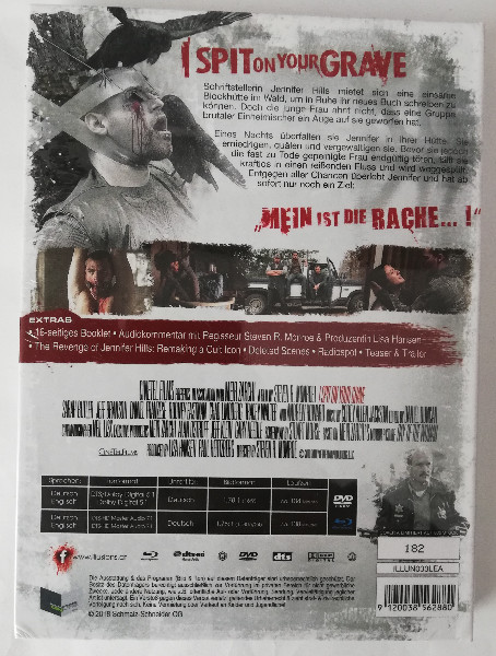 I  SPIT  ON  YOUR  GRAVE      MEDIABOOK  ( UNCUT )