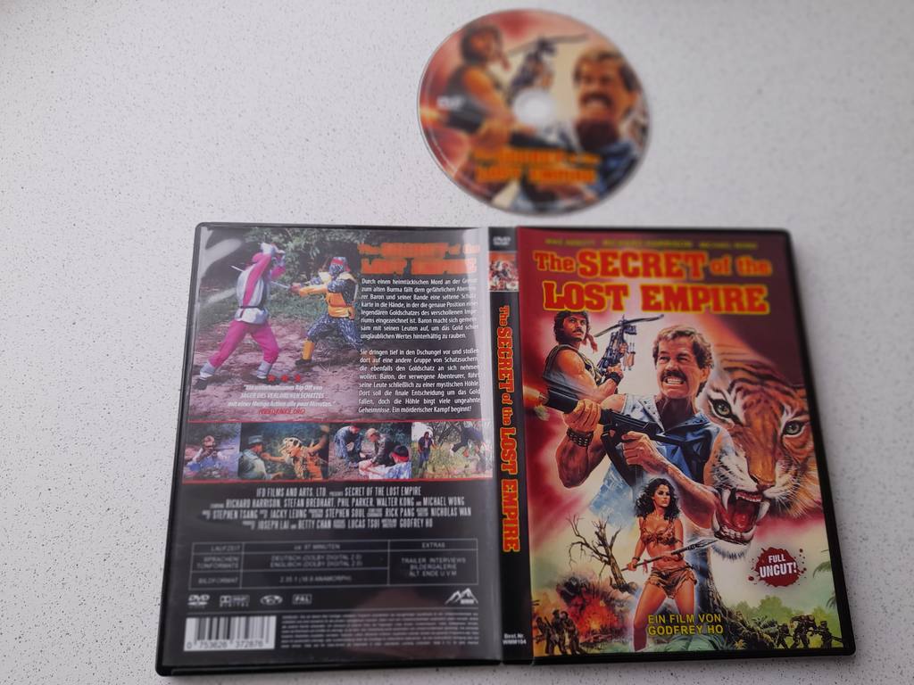 DVD - THESECRET OF THE LOST EMPIRE mit MIKE ABBOTT