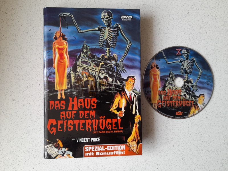 DVD- GROSSE  HARTBOX-DAS HAUS AUF DEM GEISTERH�GEL