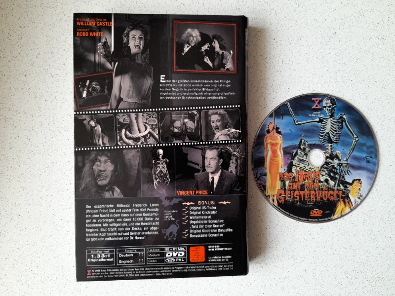 DVD- GROSSE  HARTBOX-DAS HAUS AUF DEM GEISTERH�GEL