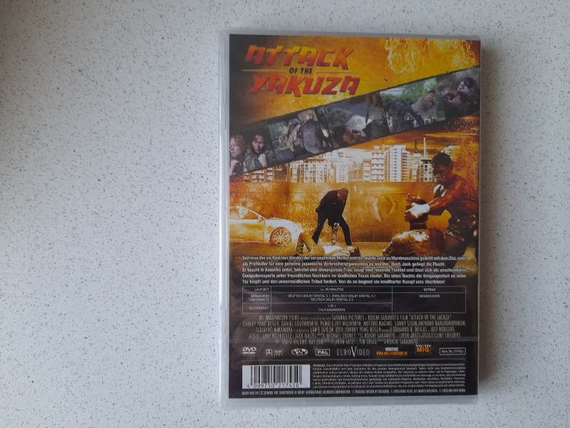 DVD - ATTACK OF THE YAKUZA mit JOHNNY YOONG BOSCH
