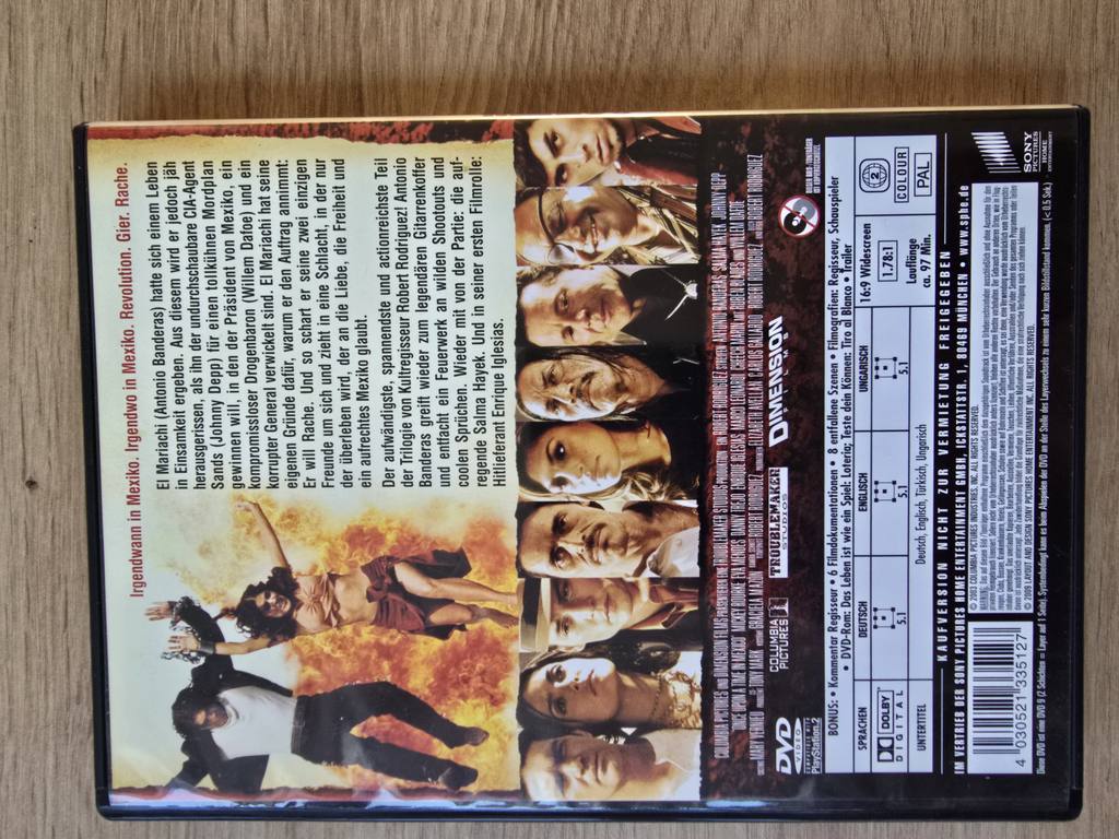 Irgendwann in Mexico DVD - Antonio Banderas, Johnn