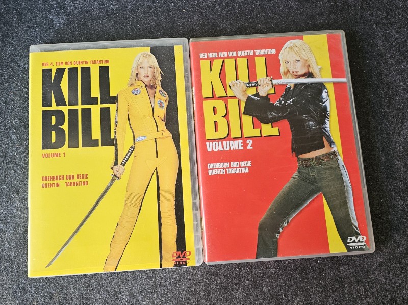 DVDs *Kill Bill* 1&2 (2003 & 2004)