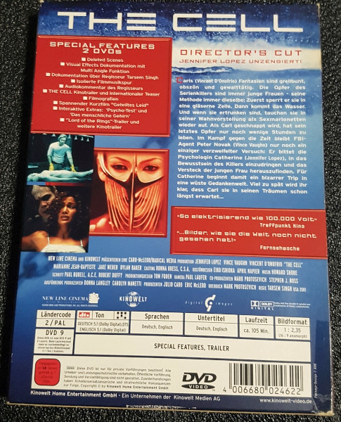 The Cell (2000) (Directors Cut) 2 DVD Digipak
