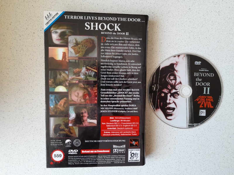 DVD- GROSSE  HARTBOX : BEYOND THE DOOR II - UNCUT