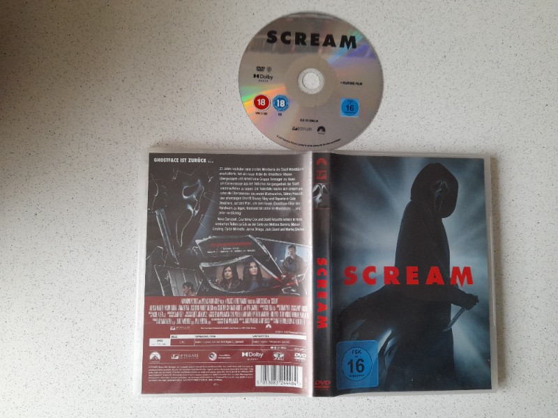 DVD - SCREAM mit MELISSA BARRERA -JENNA ORTEGA