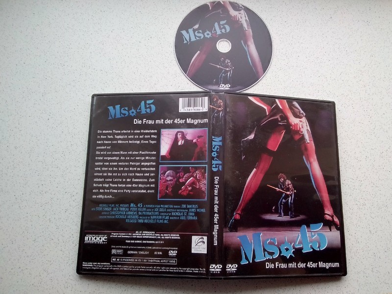 DVD - DIE FRAU MIT DER 45er MAGNUM