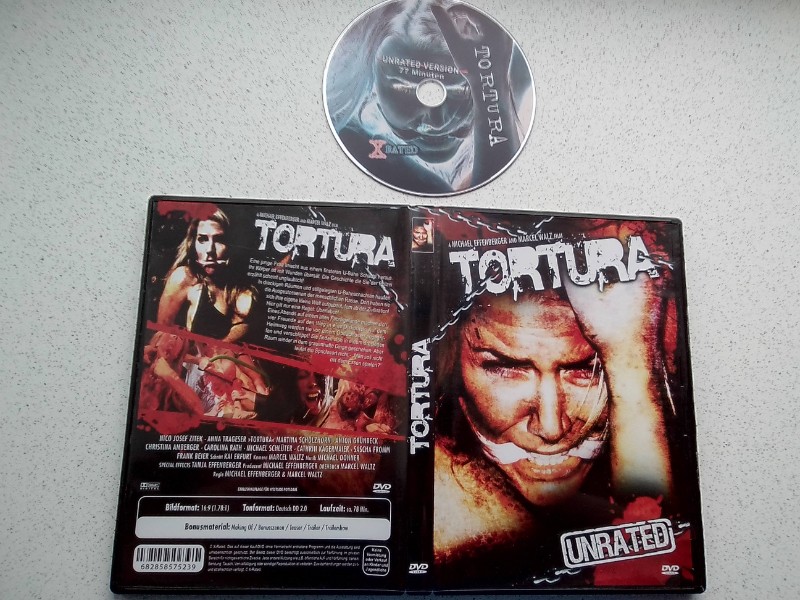 DVD - TORTURA - UNRATED mit ANNA TRAGESER