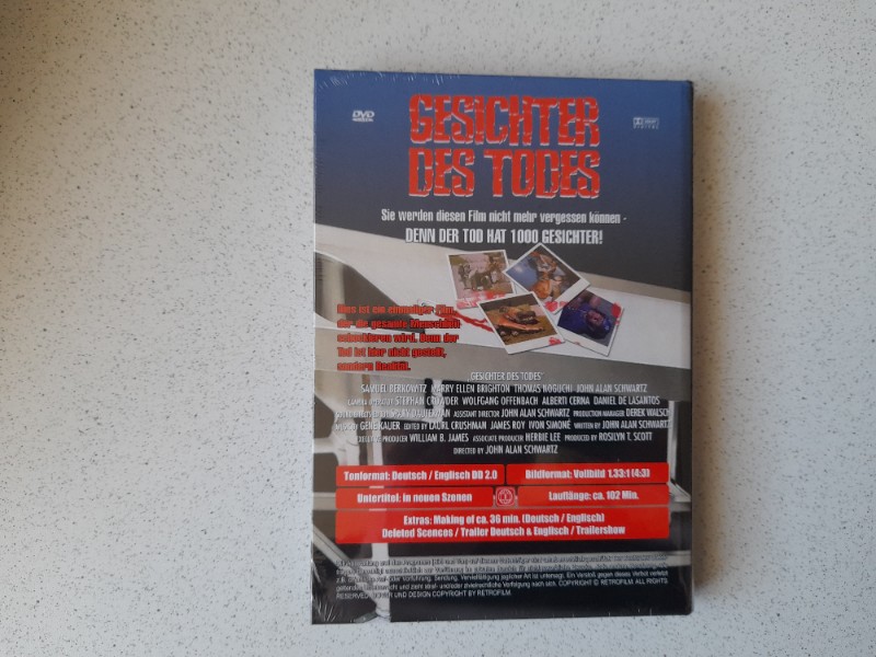 DVD HARTBOX : GESICHTER DES TODES - UNGESCHNITTEN