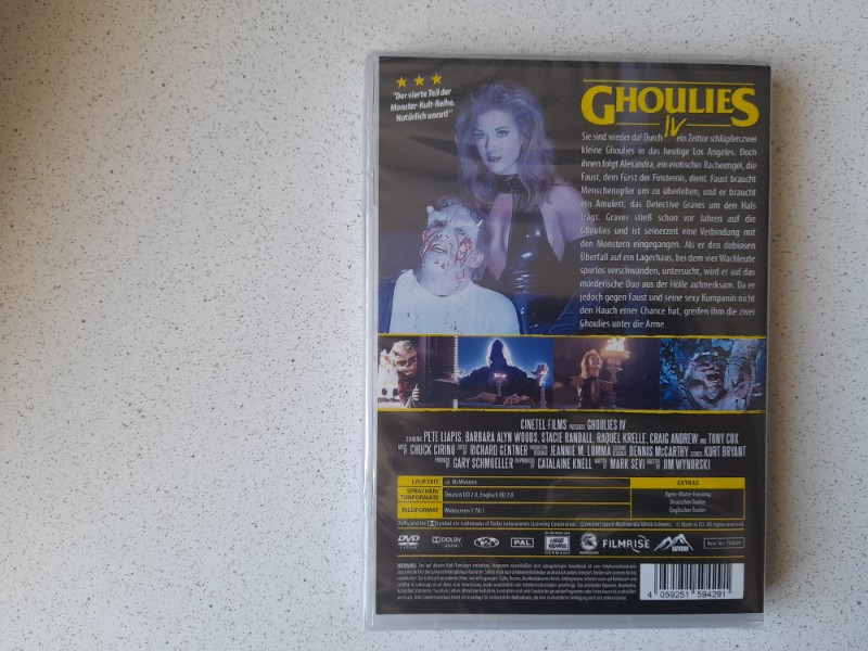 DVD : GHOULIES IV mit RAQUEL KRELLE - TONY COX