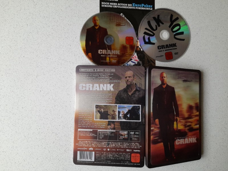 DVD STEELBOOK : CRANK mit JASON STATHAM