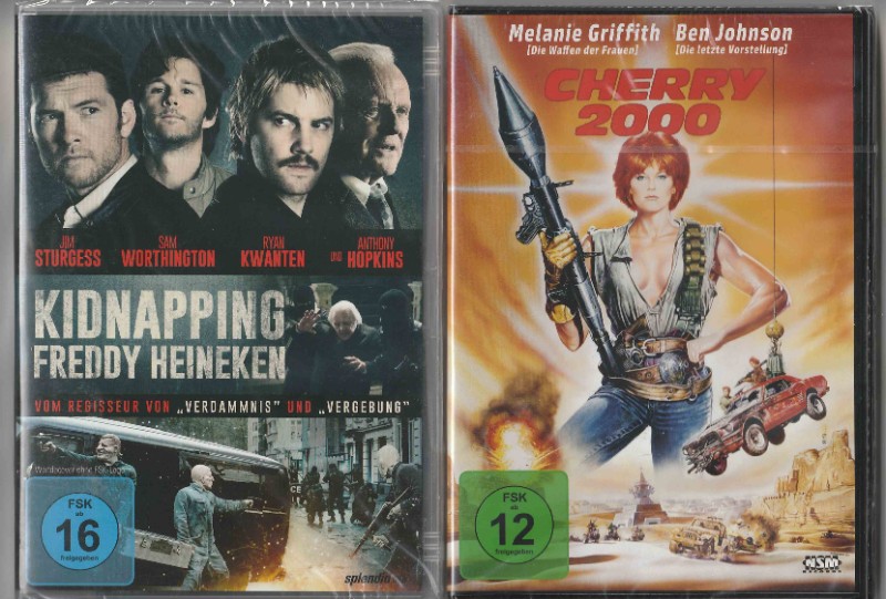 6x DVD - Horror,Action,Kom�die,Thriller