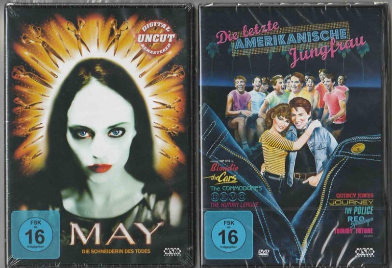 6x DVD - Horror,Action,Kom�die,Thriller
