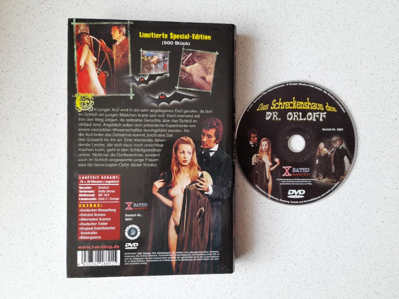 DVD-GROSSE-HARTBOX : DAS SCHRECKENSHAUS DES DR. OR