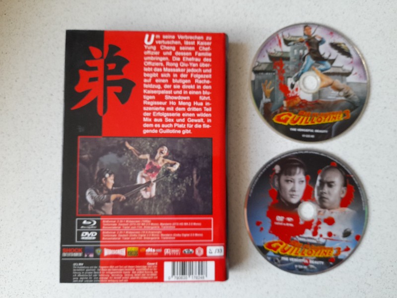 BLU-RAY+DVD-GROSSE-HARTBOX : FLYING GUILLOTINE III