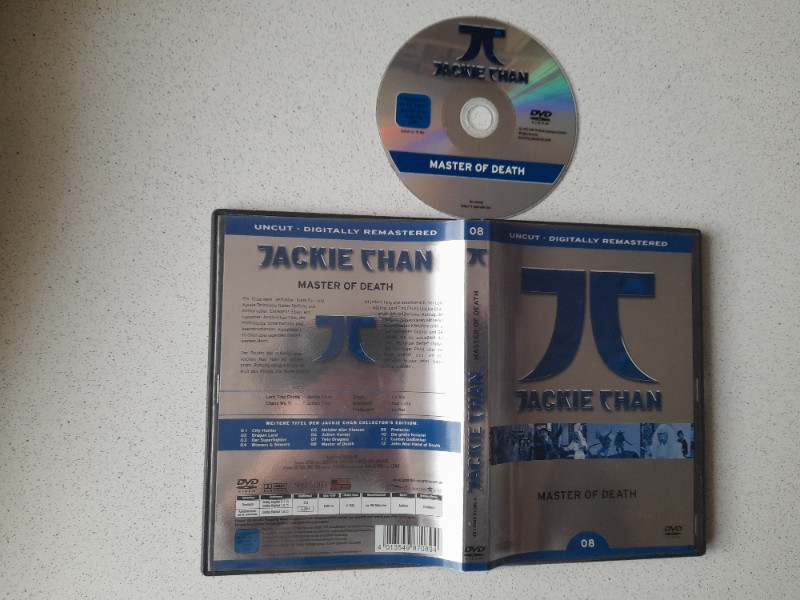 DVD - JACKIE CHAN - MASTER OF DEATH - UNCUT