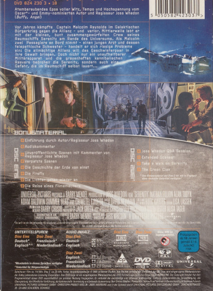 Serenty Flucht in neue Welten Limited Edition- DVD