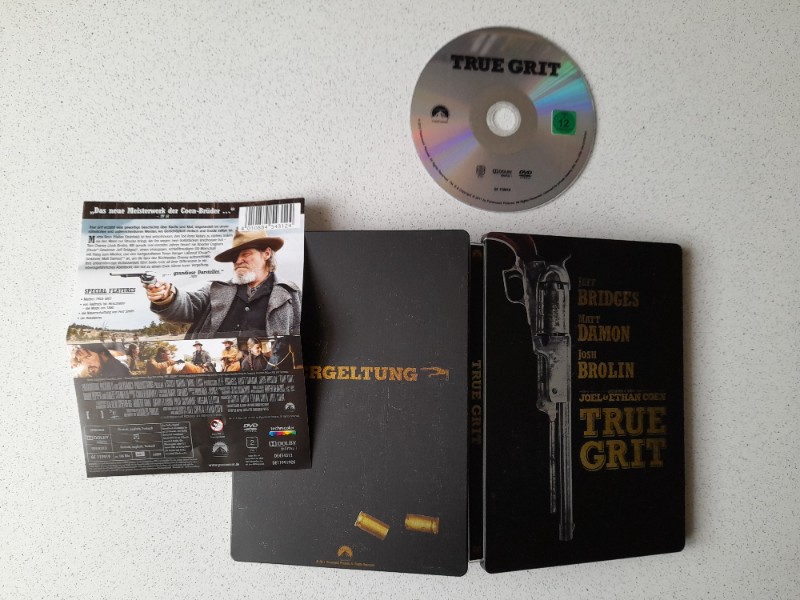 DVD STEELBOOK : TRUE GRIT mit MATT DAMON