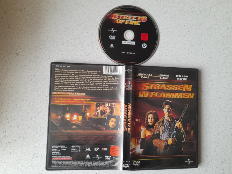 DVD - STRASSEN IN FLAMMEN - WILLEM DAFOE