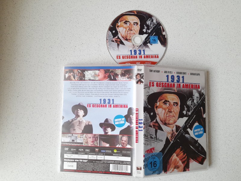 DVD - 1931 ES GESCHAH IN AMERIKA - ADOLFO GELI