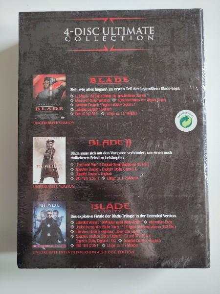 BLADE Trilogy ��4 DVD Ultimate Collection, NEU OVP