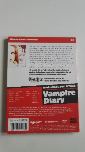Vampire Diary | DVD, sehr gut | FSK 18 UNCUT