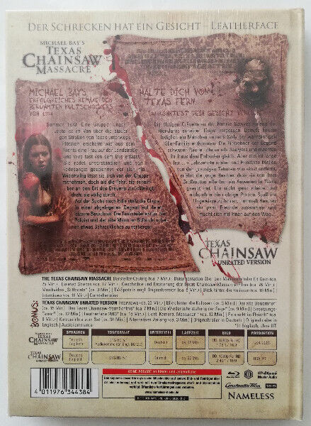 TEXAS CHAINSAW - DOUBLE FEATURE ( UNCUT ) IN FOLIE