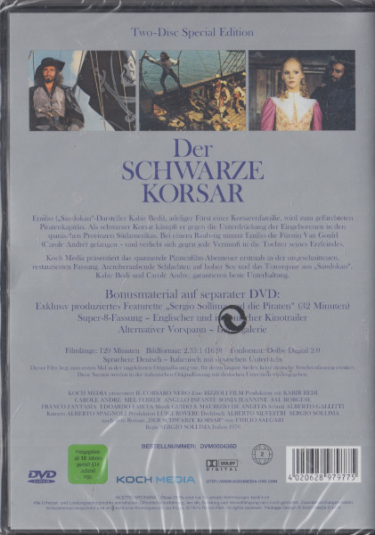 Der schwarze Korsar  - Special Edition - DVD Neu