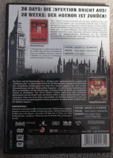 28  DAYS  LATER  UND  28  WEEKS  LATER   ( UNCUT )