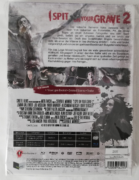 I  SPIT  ON  YOUR  GRAVE  2   MEDIABOOK  ( UNCUT )