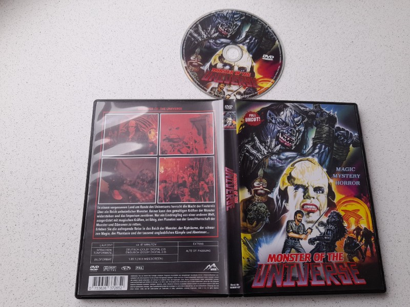 DVD - MONSTER OF THE UNIVERSE