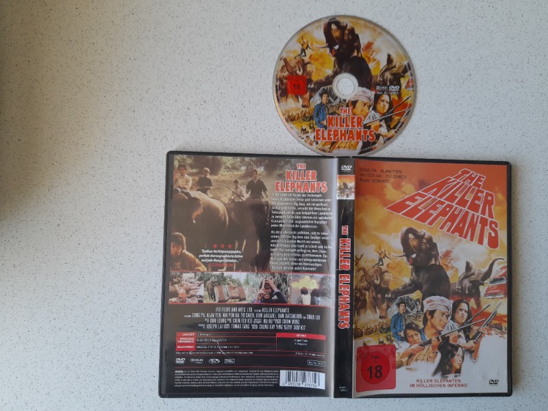 DVD - THE KILLER ELEPHANTS mit SUNG PA & ALAN YEN