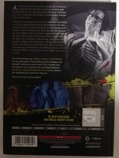 WAXWORK  2   - MEDIABOOK  ( UNCUT )