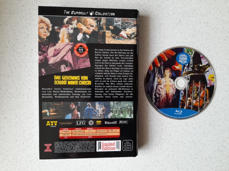 Blu-ray- GROSSE  HARTBOX : DAS GEHEIMNIS MONTE CHR