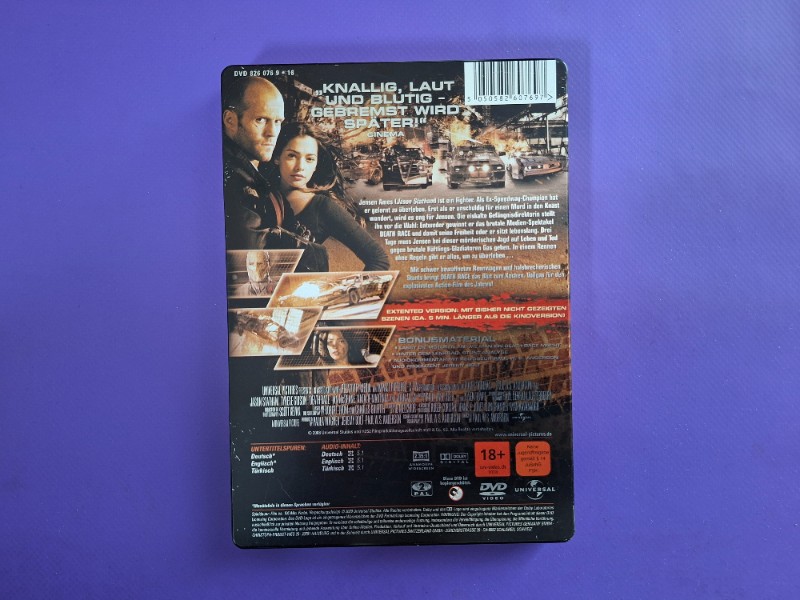 Death Race Extended Version Steelbook