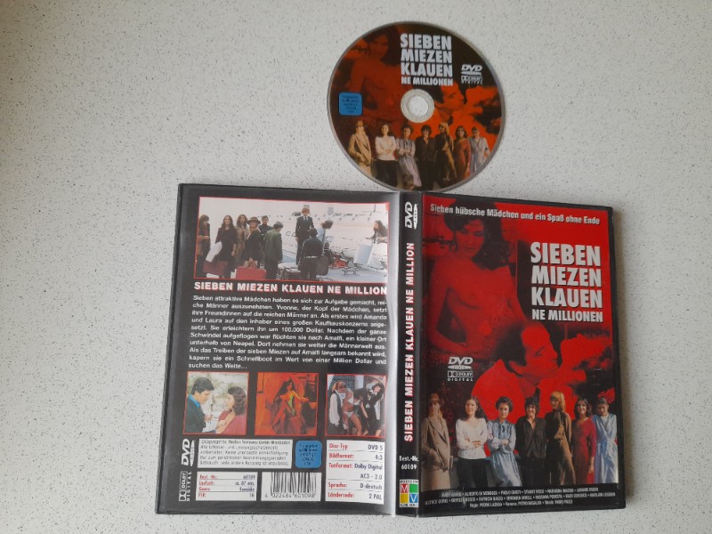 DVD - SIEBEN MIEZEN KLAUEN NE MILLIONEN